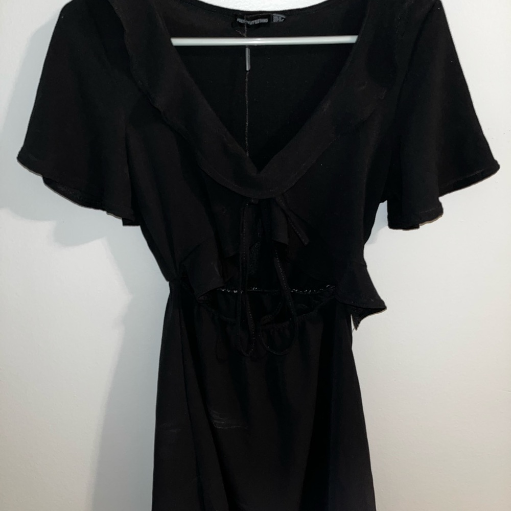 Prettylittlething black dress